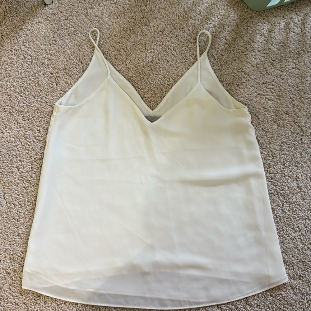 H&M Cream Women's Camisole Top Lined US 4